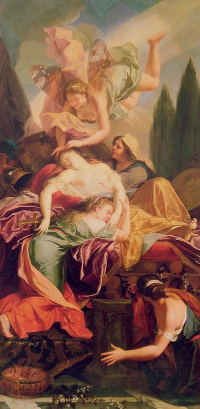 La muerte de Dido de Charles Antoine Coypel